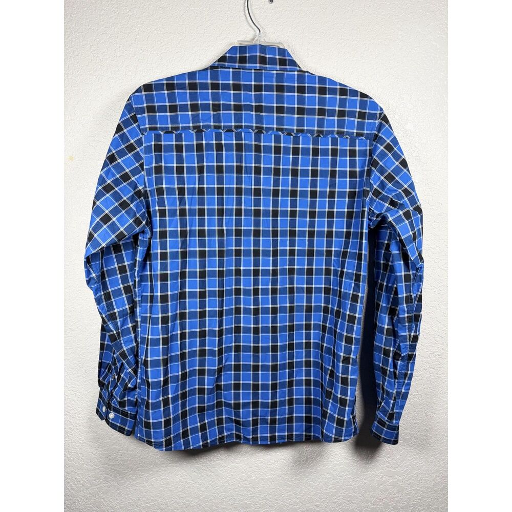 Cinch Modern Fit Mens Plaid Long Sleeve Button Down Western Cowboy Shirt Size M - Picture 3 of 11